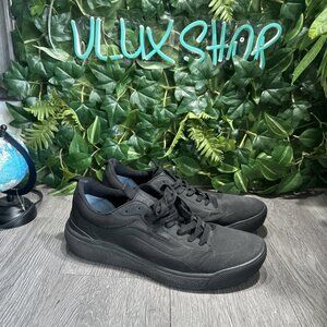 Vans Mens Ultrarange Exo Triple Black Skate Casual Shoes Sneakers Size 10.5